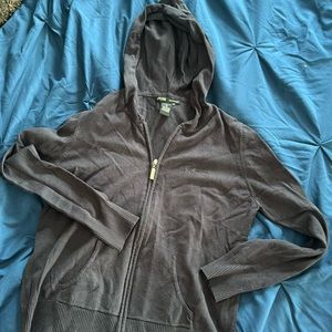 Hale Bob Black Zipper Hoodie